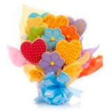 Daisies and Hearts Cookie Bouquet