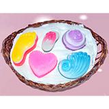 Basket of Colorful Soaps