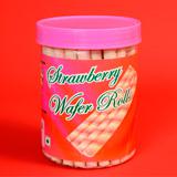 Strawberry Wafer Rolls