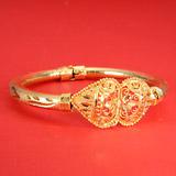 Ethnic Design Gold Plated Bangle