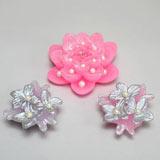Lotus and Flower Design Candles