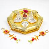 Handmade Thali and Ganesh Wall Hangings
