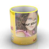 Personalized  Yellow Colored Mug