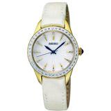 Gold-tone Seiko Watch for Women SRZ386P2