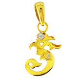 Exclusive Om Ganesh Diamond Pendant