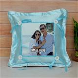 Blue Square Pillow 