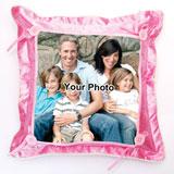 Pink Square Pillow