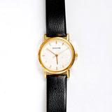  Black Leather Watch