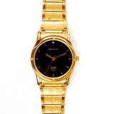 Golden Colored Black Dial Men’s Watch