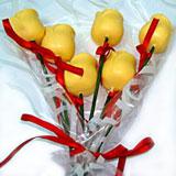 Lemon roses-pack of 6