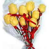 Send Lemon roses-pack of 12 to India