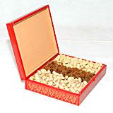 Gorgeously Red Dry Fruits Box 