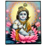 Bal Gopal Laminated Wall Hanging