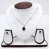 Black Stone Jewelry Set