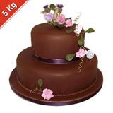 2 Tier chocolate Cake