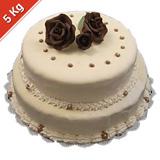 2 Tier Vanilla Cake 
