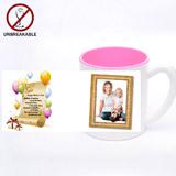 Mother's Day Unbreakable 2 Tone Mug - Pink