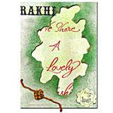 Send Rakhi Green Card to India