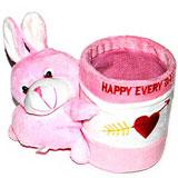 Pink Bunny Pencil Stand