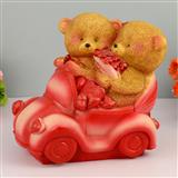Teddy Couple - Car Ride