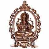 Meditating Ganesha Wall Hanging