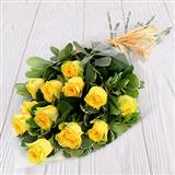 12 Yellow Rose Bunch