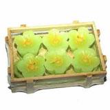 Send Floral Candle to India
