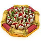 Beautiful Kaju Sweets Thali 1/2 kg 