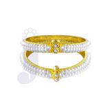 Floral Pearl Bangle