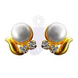 Send Cz Button Pearl Tops to India