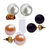 Send Multi Pearl Studs to India