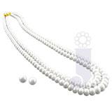 Send Two Line Button Pearl Set to India