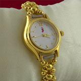 Gold Beeds Watch