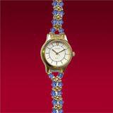 Send Blue Crystal Watch to India