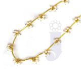 Send Precious Pearl Gold Chain to Mumbai