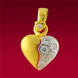 Melting-Heart Gold Pendant