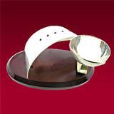 Silver Wooden Diya