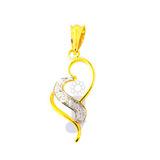 Send Heart To Heart Diamond Pendant to Mumbai
