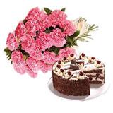 Cake with Carnation (Midnight)