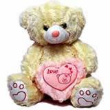 Send Teddy With Heart (Midnight) to Hyderabad