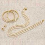 3 Line Button Pearl Set