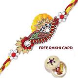Send Ethnic Zardosi Rakhi to USA