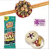 Send Ethnic Rakhi with 50 grams Peanuts to USA