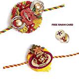 Send Ethnic Rakhi Pair - Set of 2 to USA