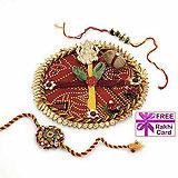 Send Red Dori Thali to USA