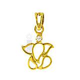 Send Ganesh Diamond Pendant to India