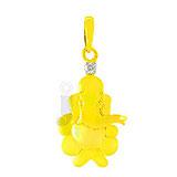 Send Sri Ganesh Diamond Pendant to India