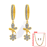 Send Versatile Diamond Ear Hangings to all destinations in India