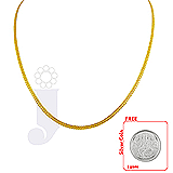 Send Snake Style Gold Chain to all destinations in India