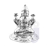 Laxmi Silver Idol